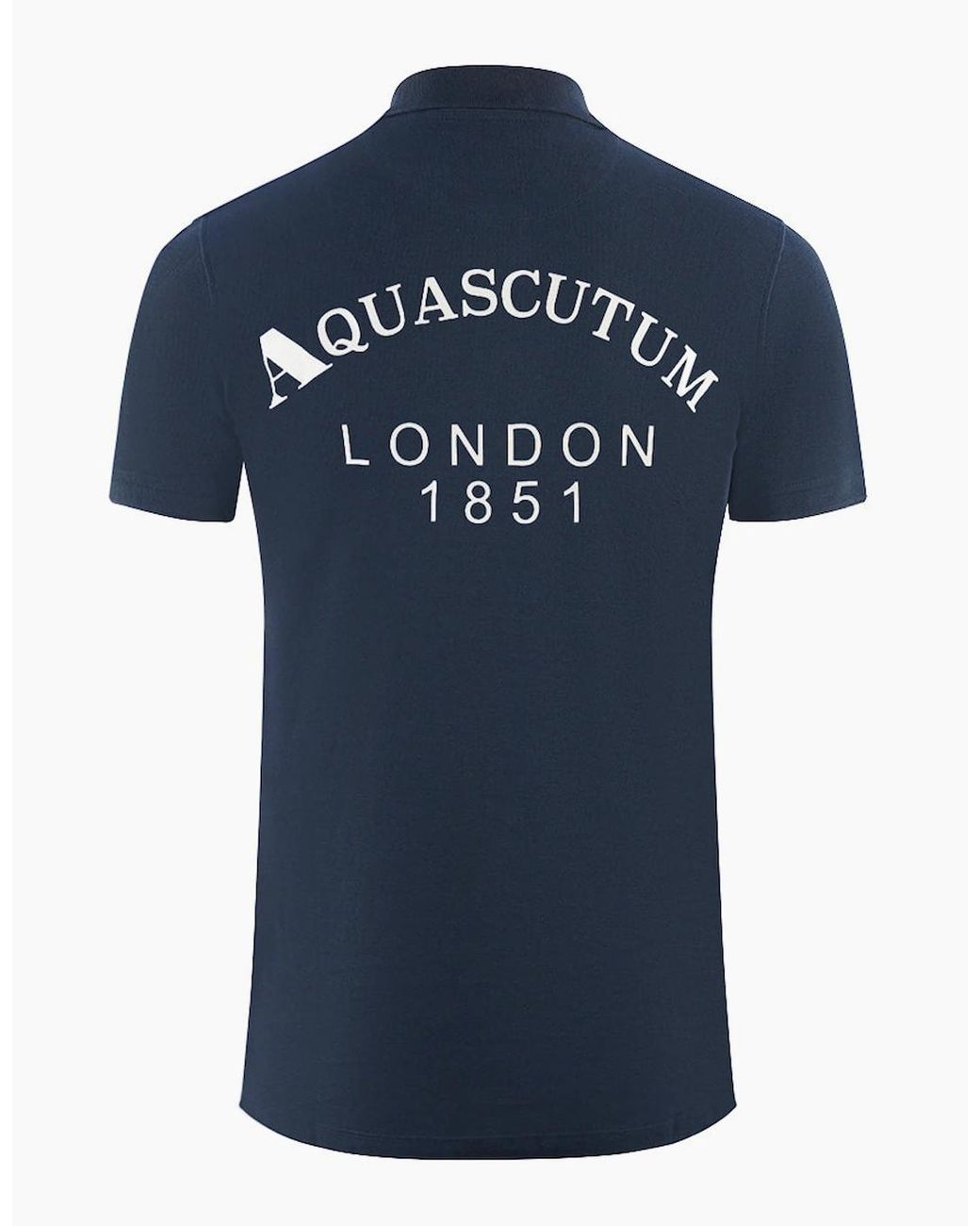 Aquascutum Blue London 1851 Polo Shirt for men