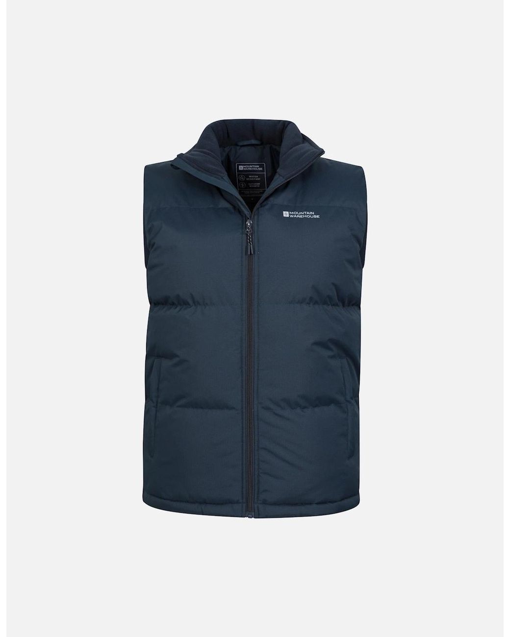 Mountain Warehouse Blue Rock Padded Gilet for men