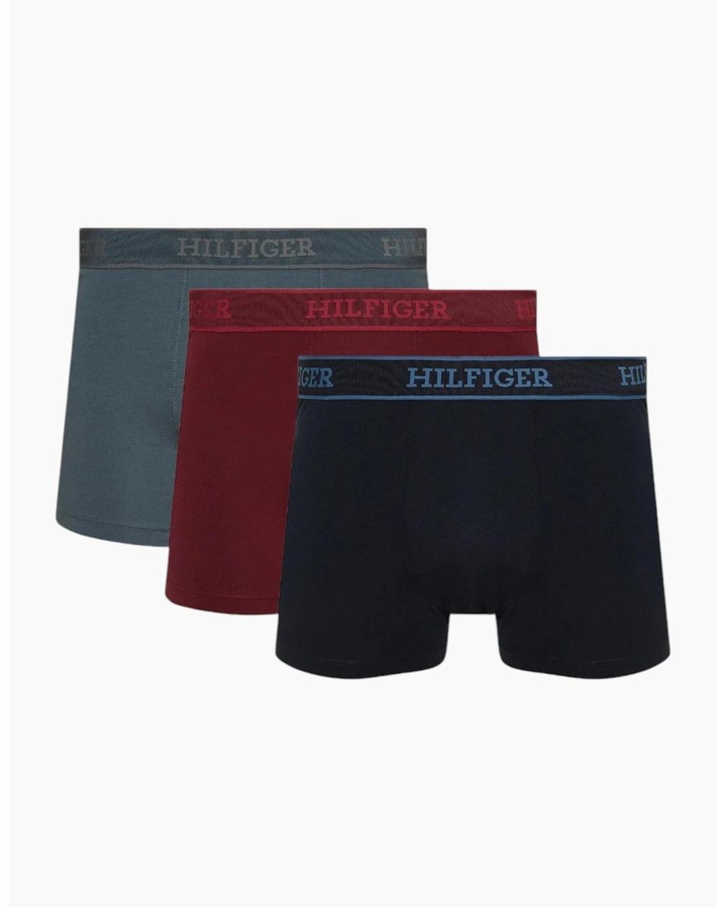 Tommy Hilfiger Blue Underwear 3 Pack Boxers for men