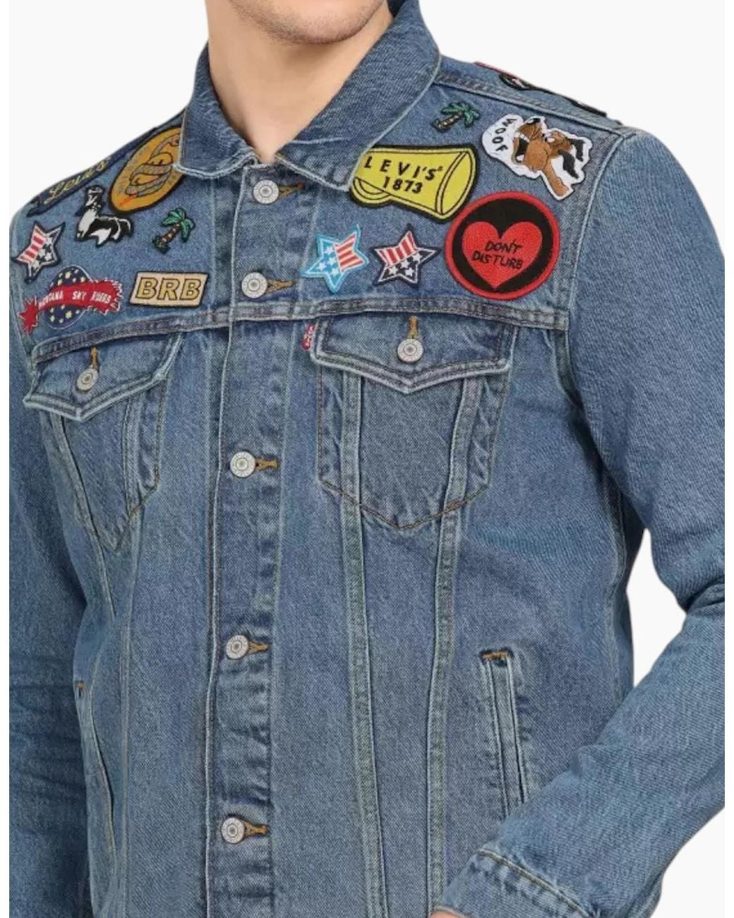 Levi's Blue Levi's S5749 Denim Jacket Cotton Casual Trucker