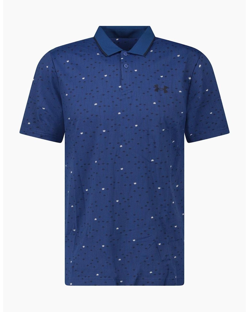 Under Armour Blue Iso-Chill Golf Edge Polo