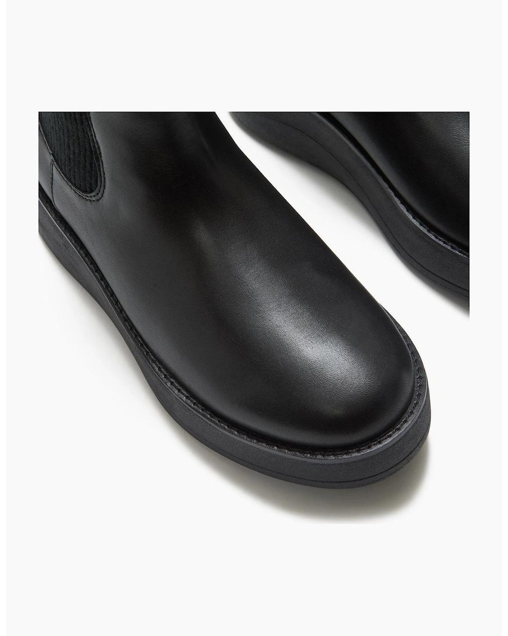 Fitflop Black Gen-Ff Roam Knit Leather Boots
