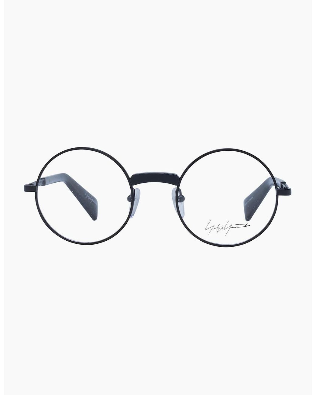 Yohji Yamamoto Black Optical Frame Yy3001 002 48 for men
