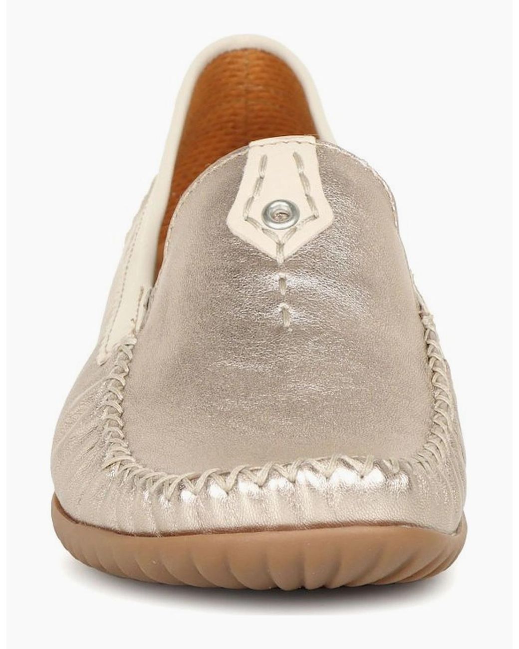 Gabor White California Sporty Moccasins