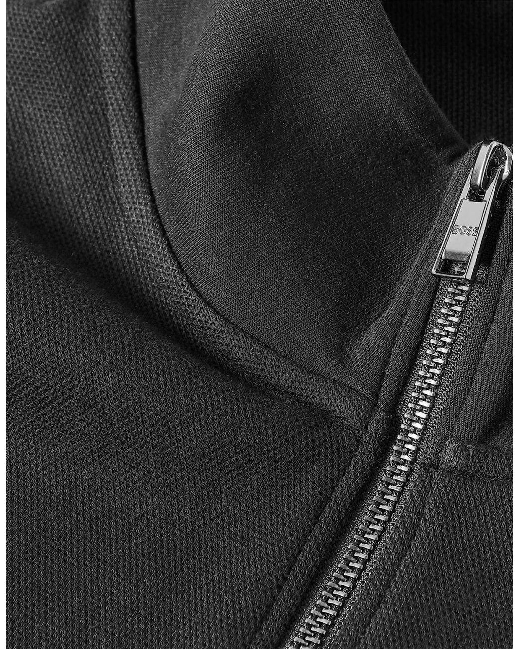 Boss Blue Hshepherd 100 Full Zip Fleece Hoodie for men