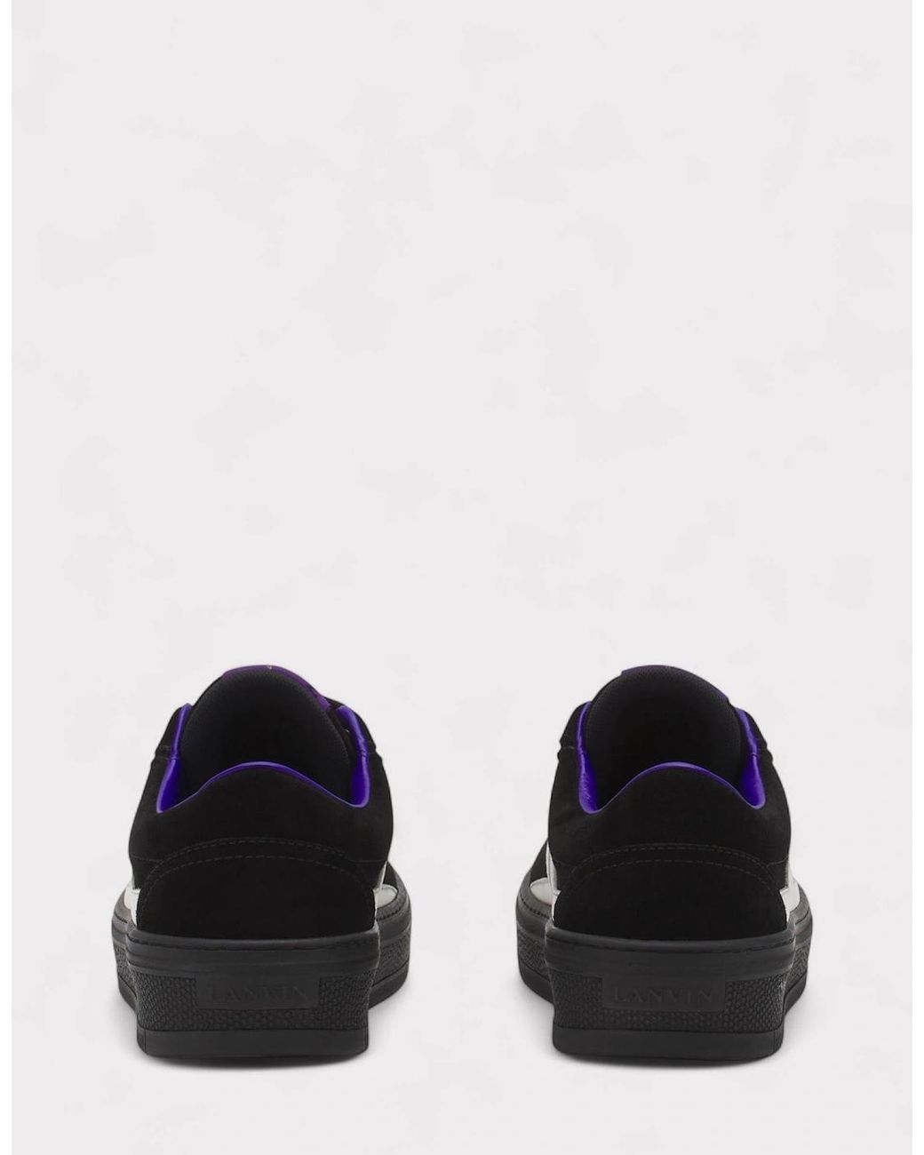 Lanvin Black X Future For Leather Cash Sneakers