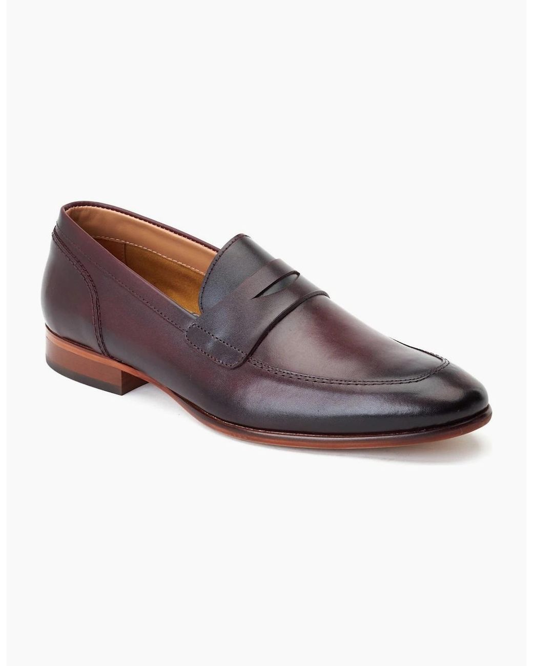 Base London Brown Bruno Penny Loafer for men