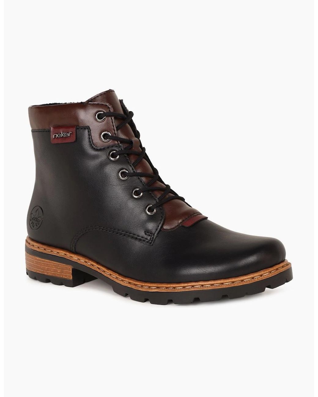 Rieker Black Thornton Ankle Boots