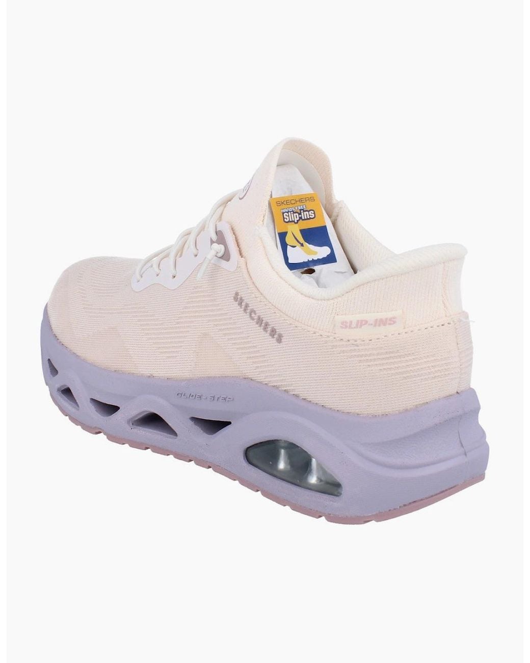 Skechers White Slip Ins Uno Glide Step