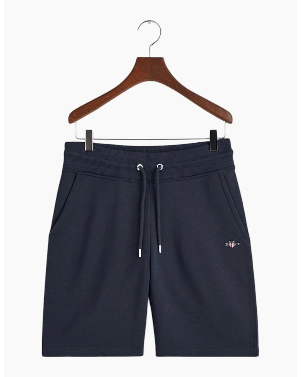 Gant Blue Shield Shorts Sweat Regular Fit Cotton for men