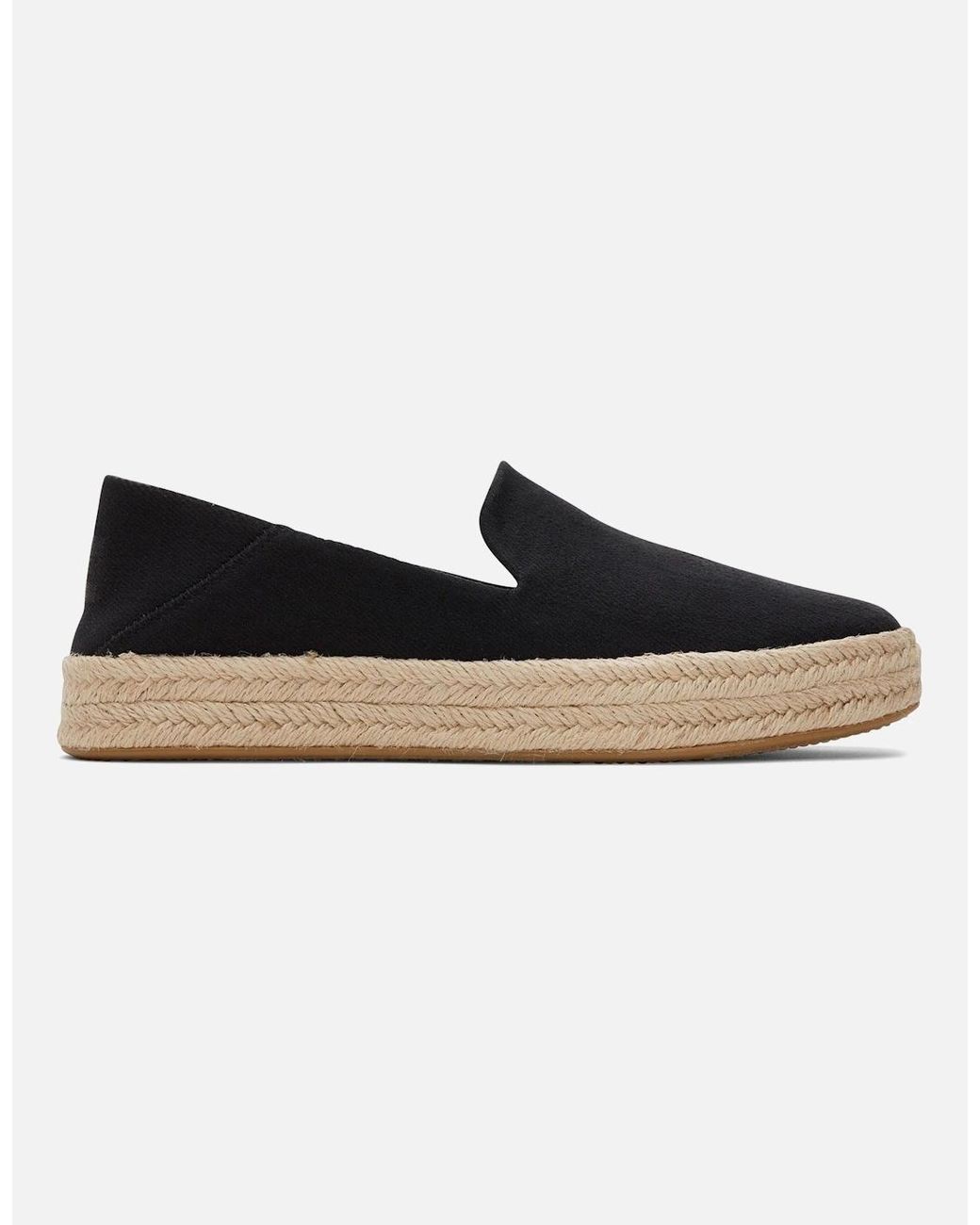 TOMS Black Carolina Slipper