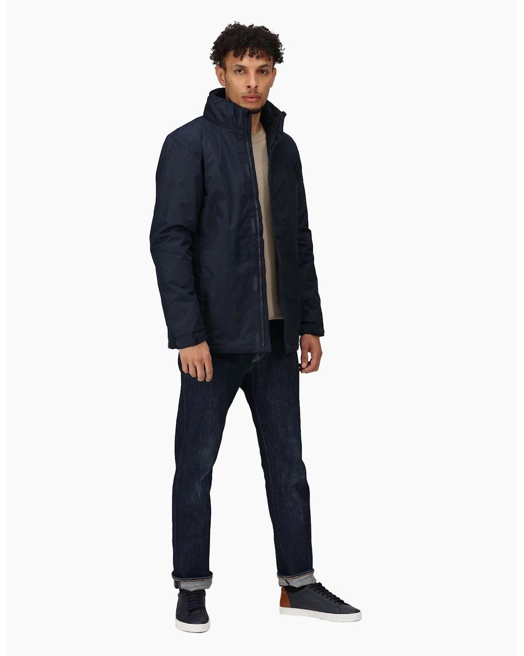 Regatta Blue Beauford Waterproof Windproof Jacket (Thermoguard Insulation) for men