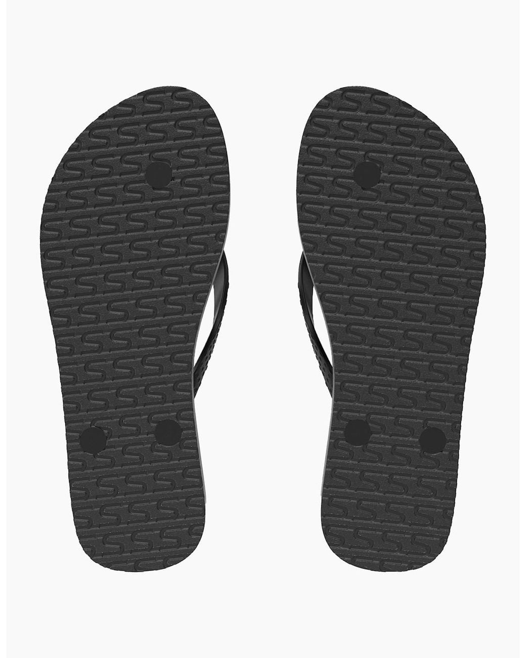 Speedo Black Ladies Logo Flip Flops
