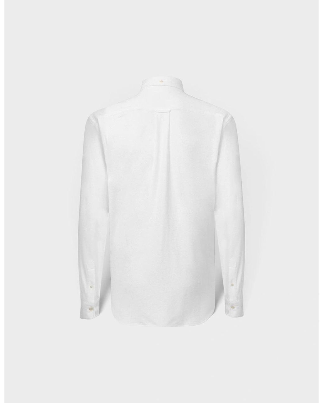 Gant White Regular Jersey Pique Shirt for men