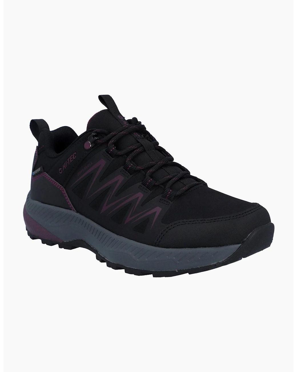 Hi-tec Black H-Tec Stealth Low Waterproof Trail Shoes
