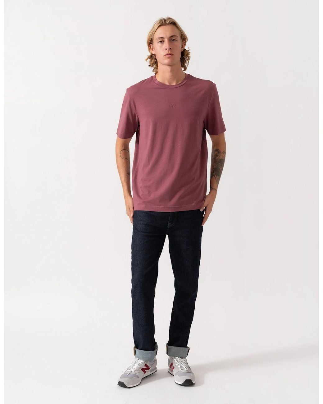 Boss Red Boss Tchup Crew Neck Small Logo T-Shirt for men