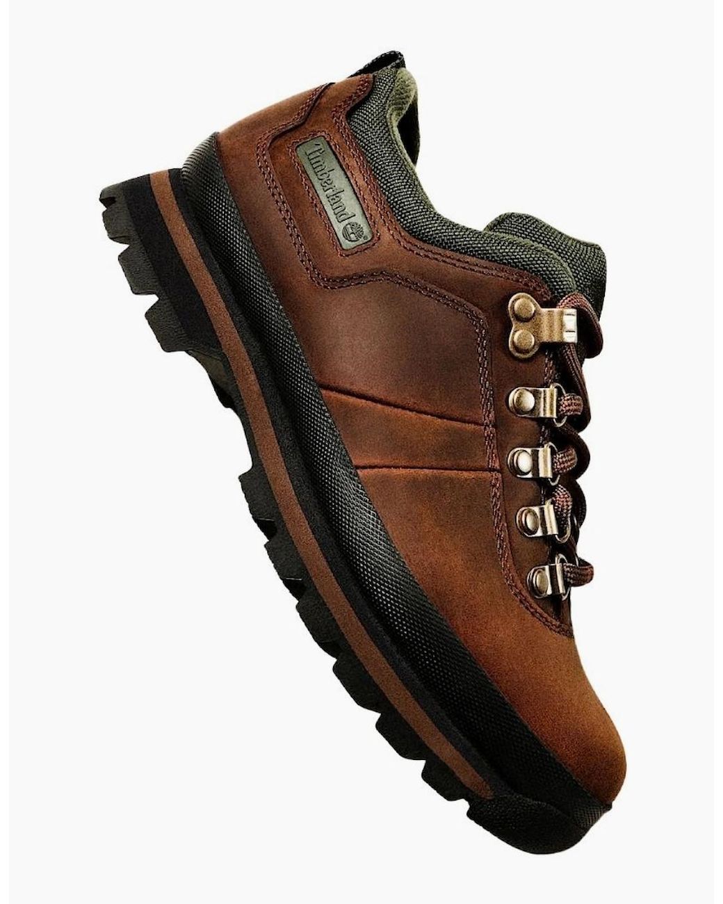 Timberland Black Euro Hiker Low Dark Boot for men