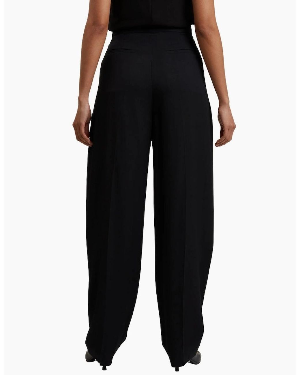 Ted Baker Black Kiolli Barrel Leg Trousers