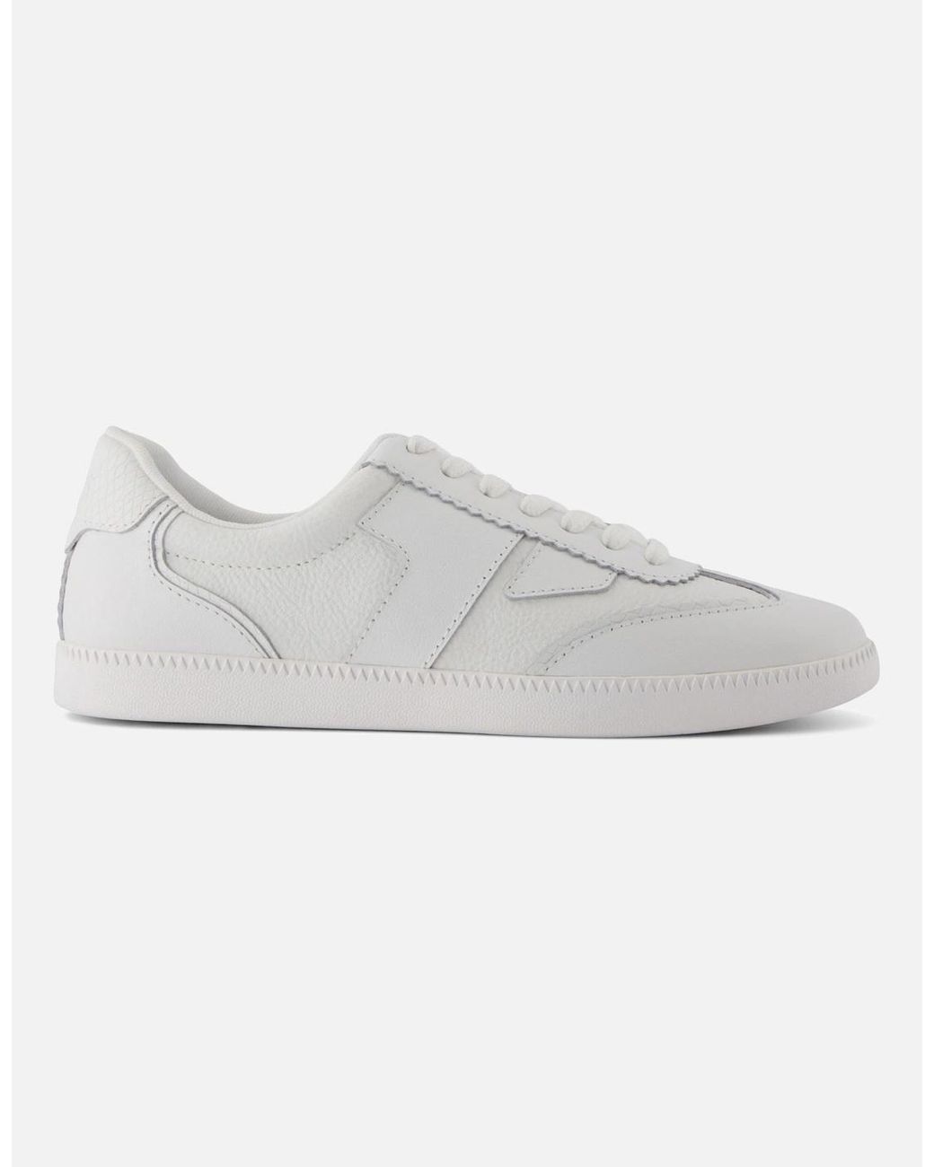 TOMS Gray Collins Leather Trainers