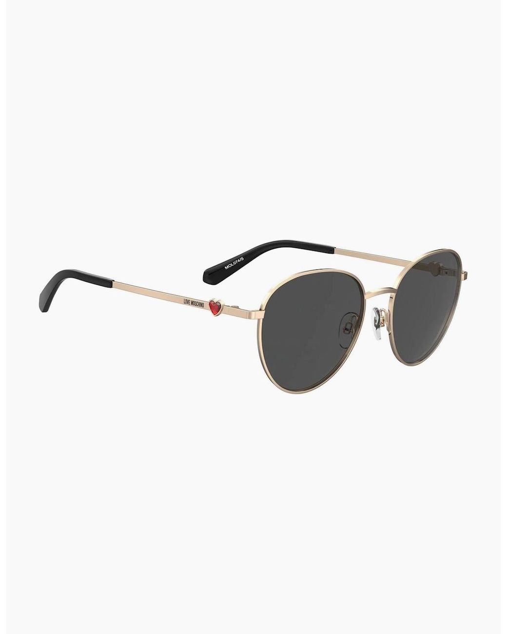 Moschino Metallic Moscsun Round Sungls