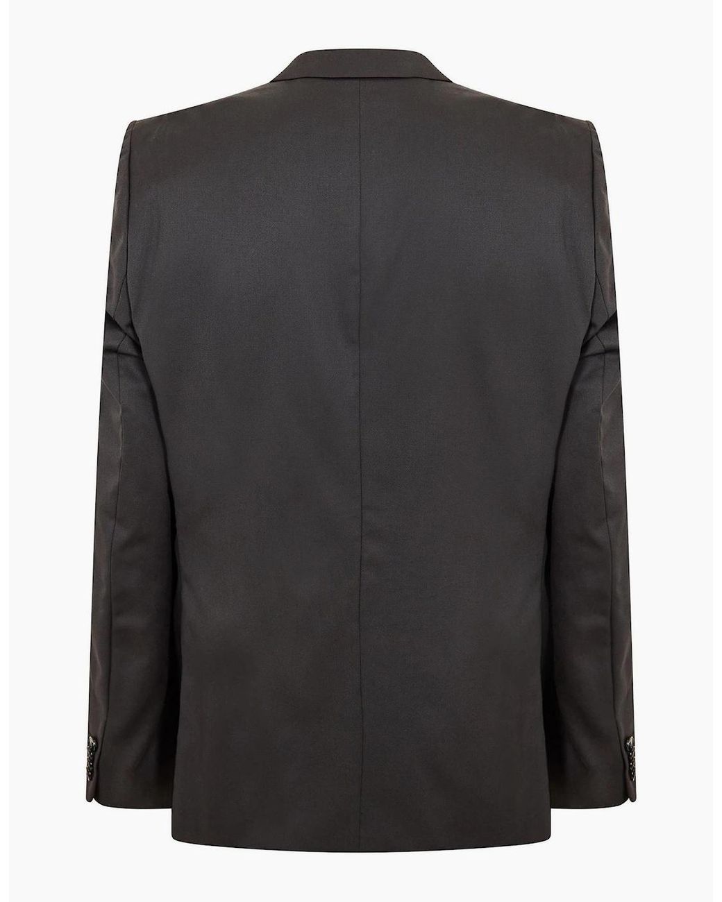 Boss Black Reymond Solid Patterned Flap Pocket Suit Jacket for men