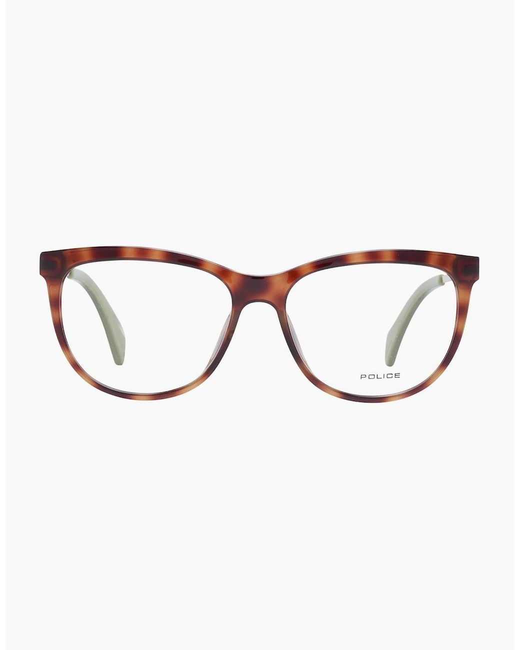 Police Brown Optical Frame Vpl625 09Aj 53