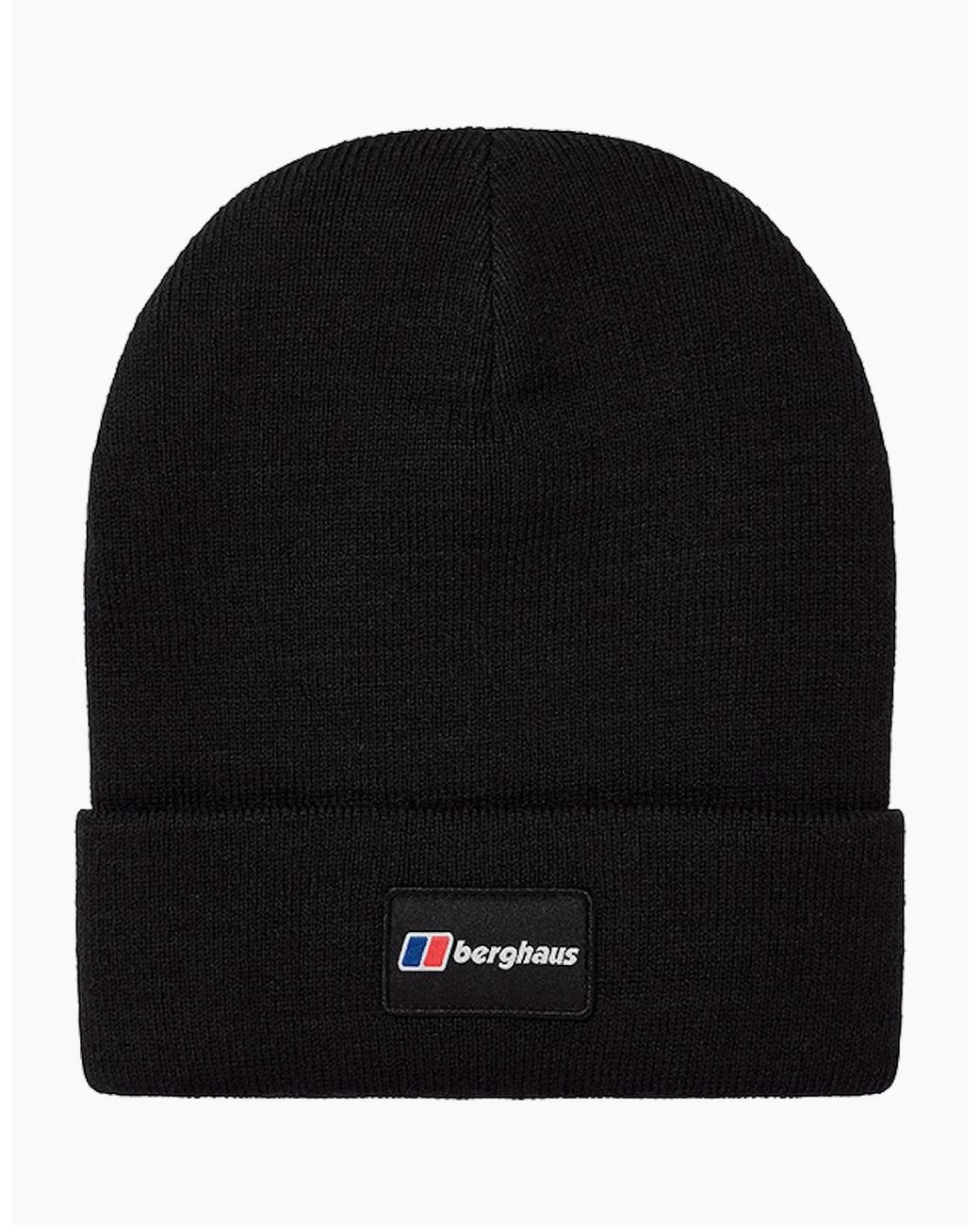 Berghaus Black Logo Recognition Beanie for men