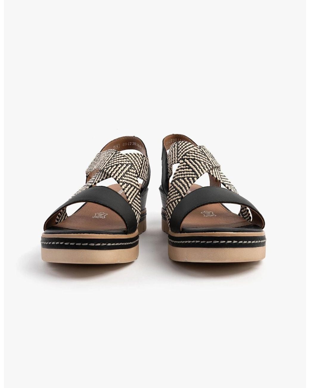 Remonte Black D2L54-03 Sandals Combination
