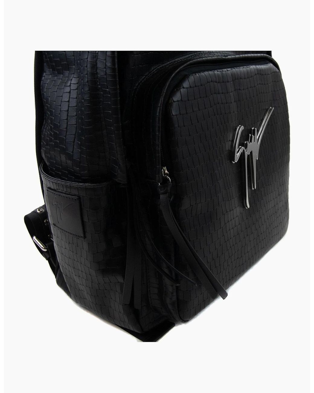 Giuseppe Zanotti Black Signature Borse Carry Backpack for men