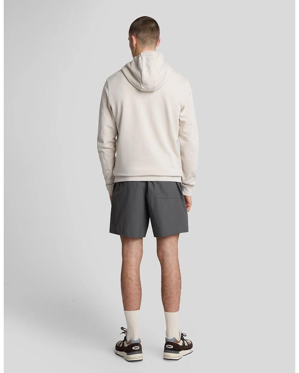 Lyle & Scott Natural Plain Swim Shorts for men