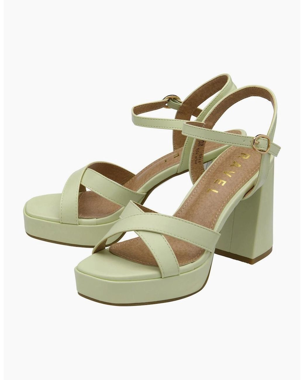 Ravel Natural Farran Heeled Sandals
