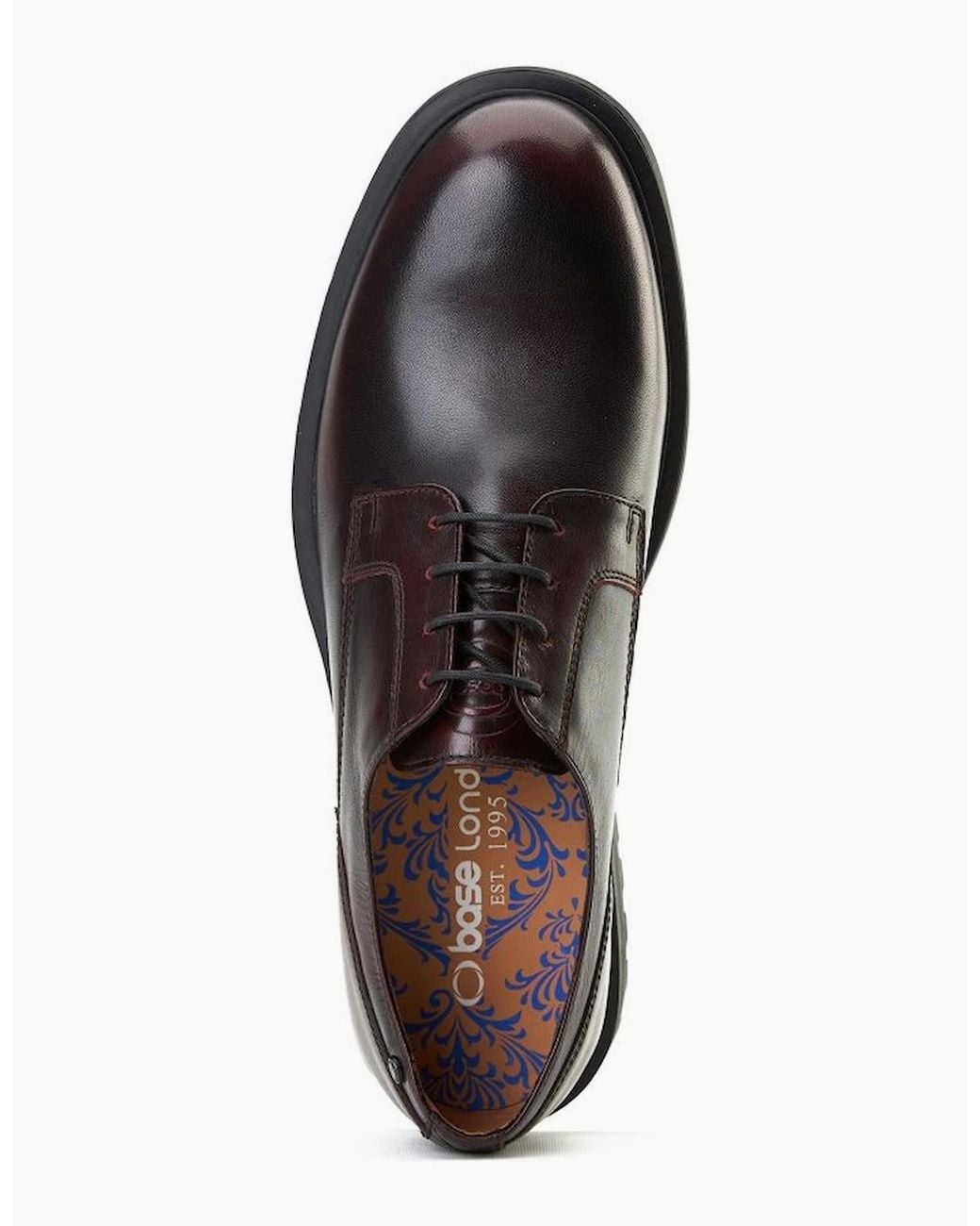 Base London Brown Locke Lace Up Shoes for men
