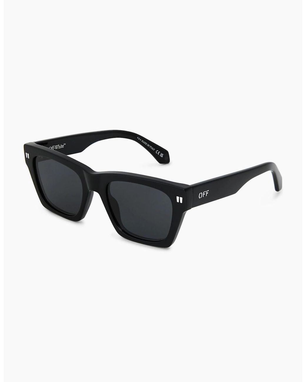 Off-White c/o Virgil Abloh Black Off Valdez Sunglasses for men