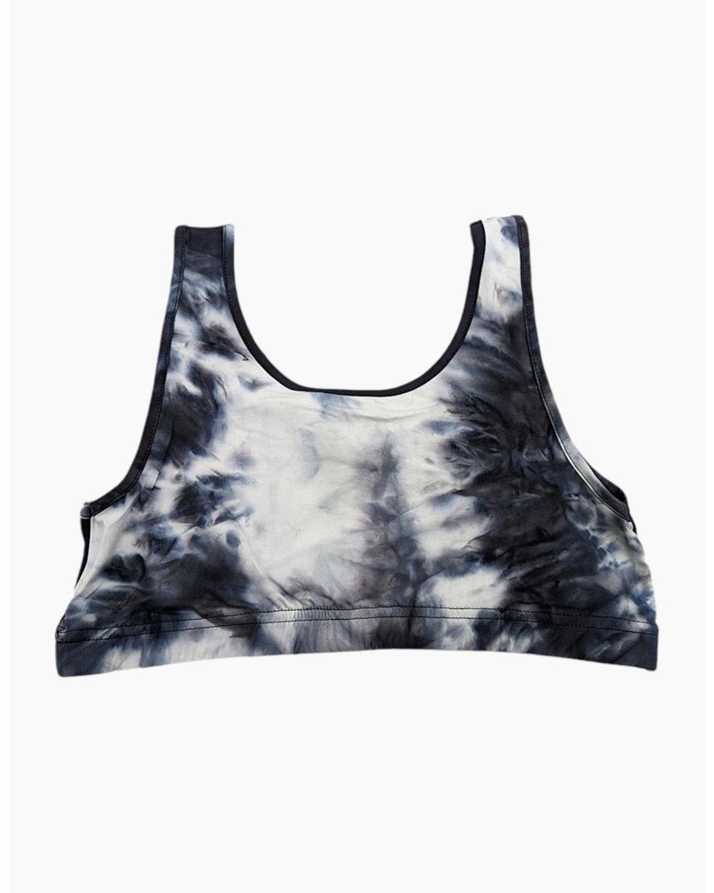 Brave Soul Gray Sports Bra Seamless Stretch Comfort Ladies Slim Crop Top Vest