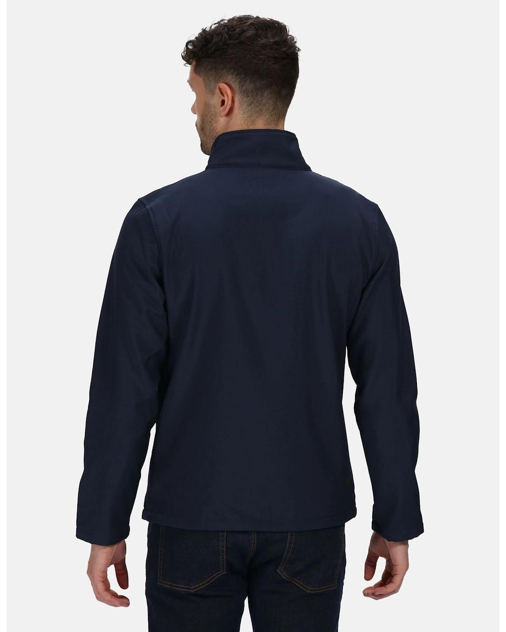 Regatta Blue Standout Ablaze Printable Soft Shell Jacket for men