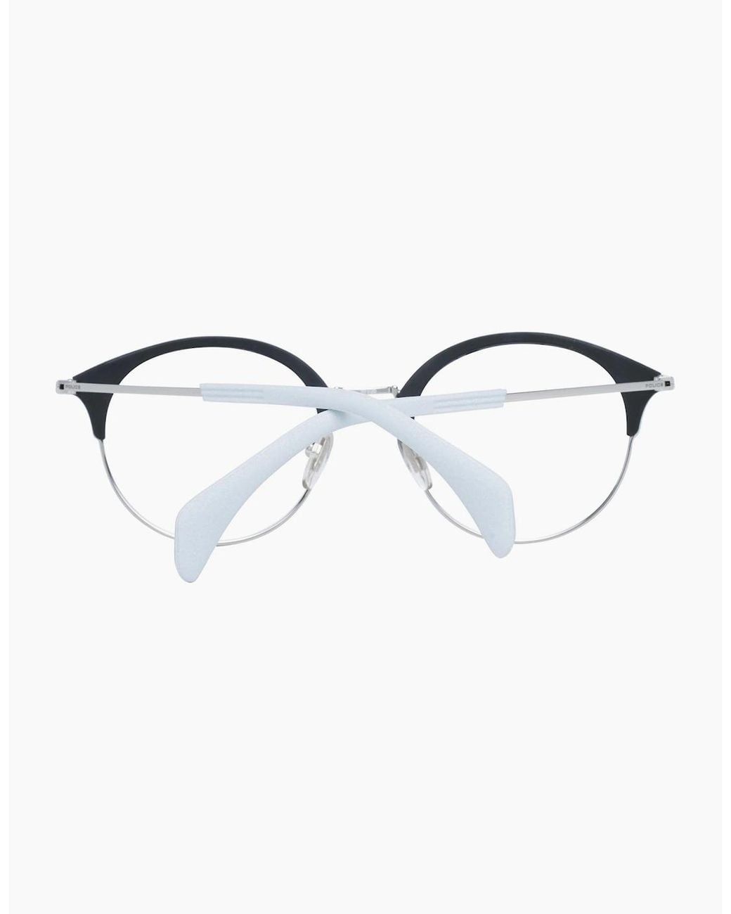 Police White Optical Frame Vpl730 579Y 50
