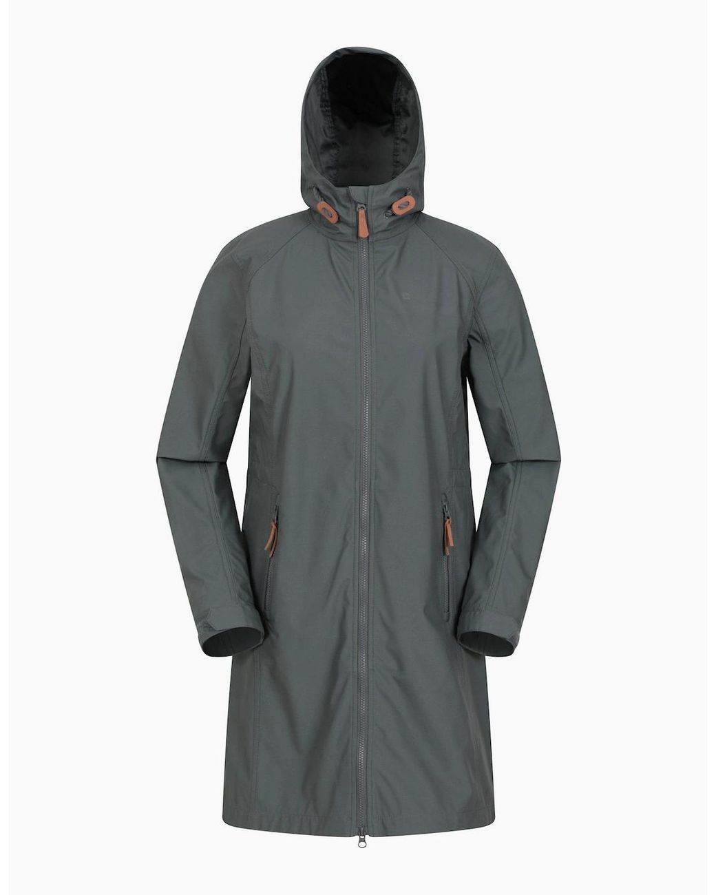 Mountain Warehouse Gray Ladies Ioana Longline Soft Shell Jacket