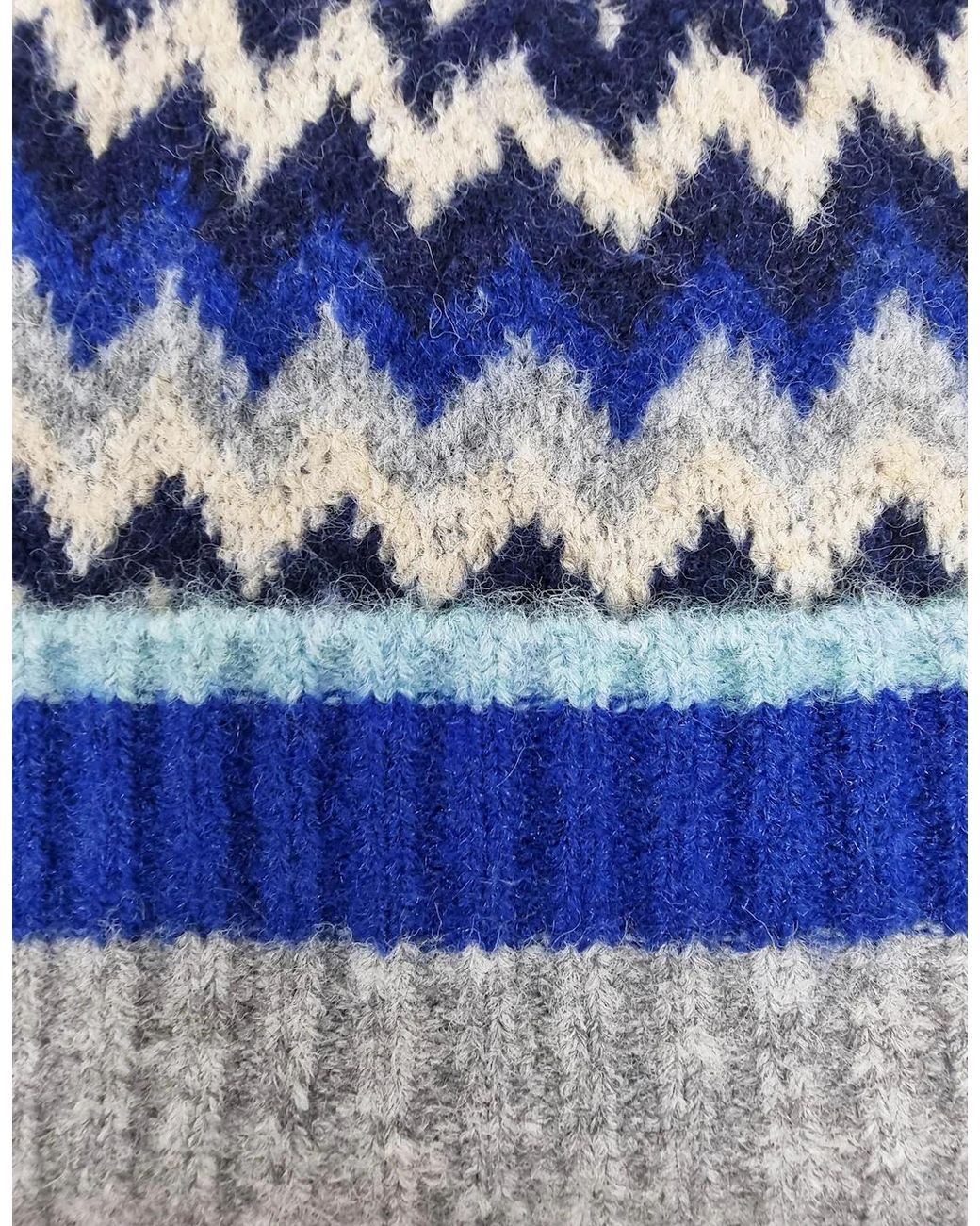 Nooki Design Blue Dora Chevron Beanie