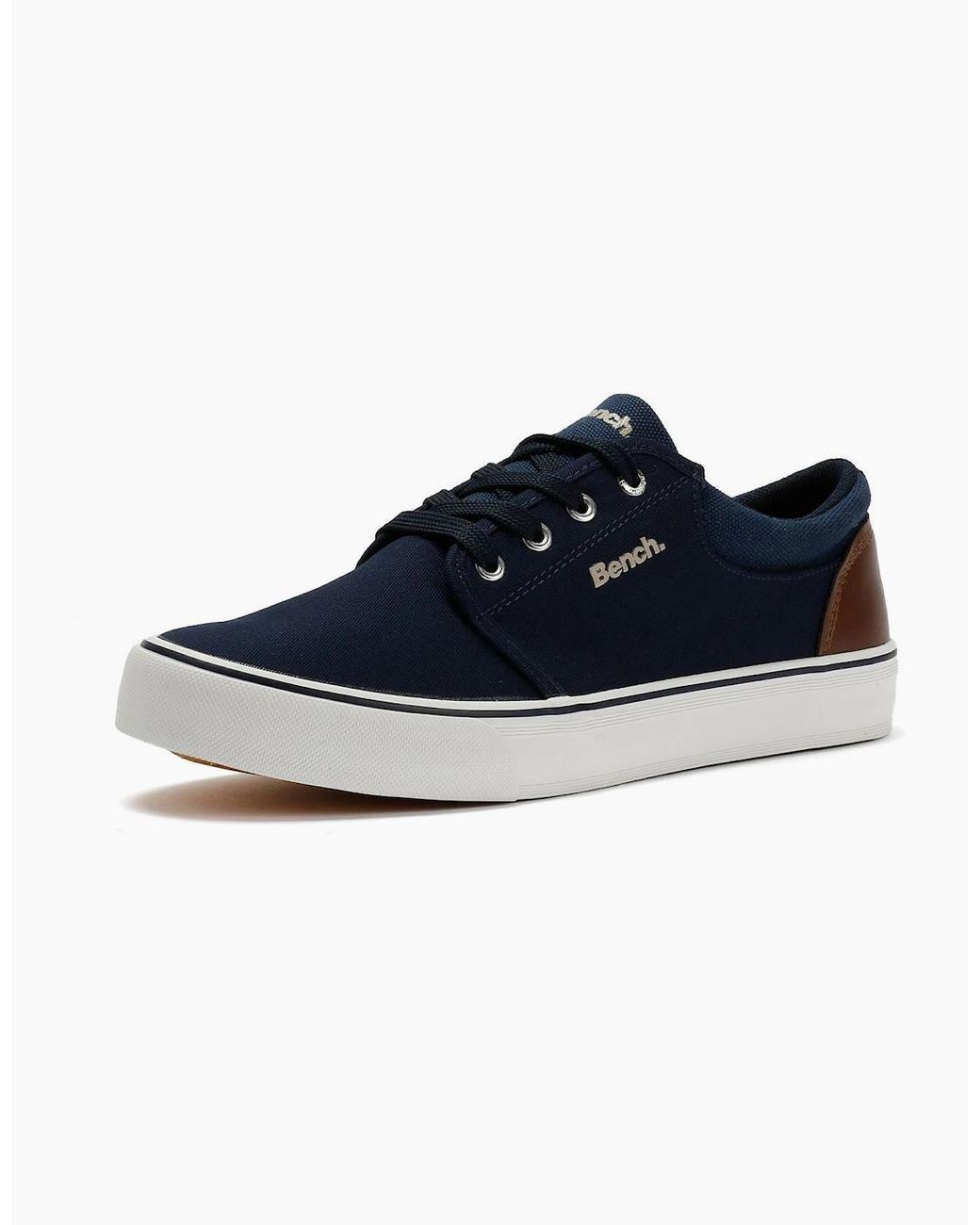 Bench Blue Donnie Canvas Trainers for men