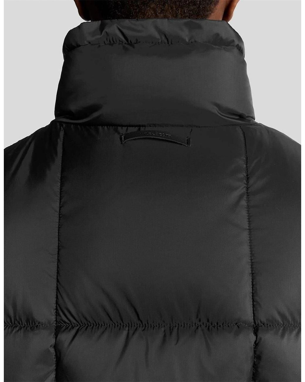 Lyle & Scott Black Cocoon Gilet for men