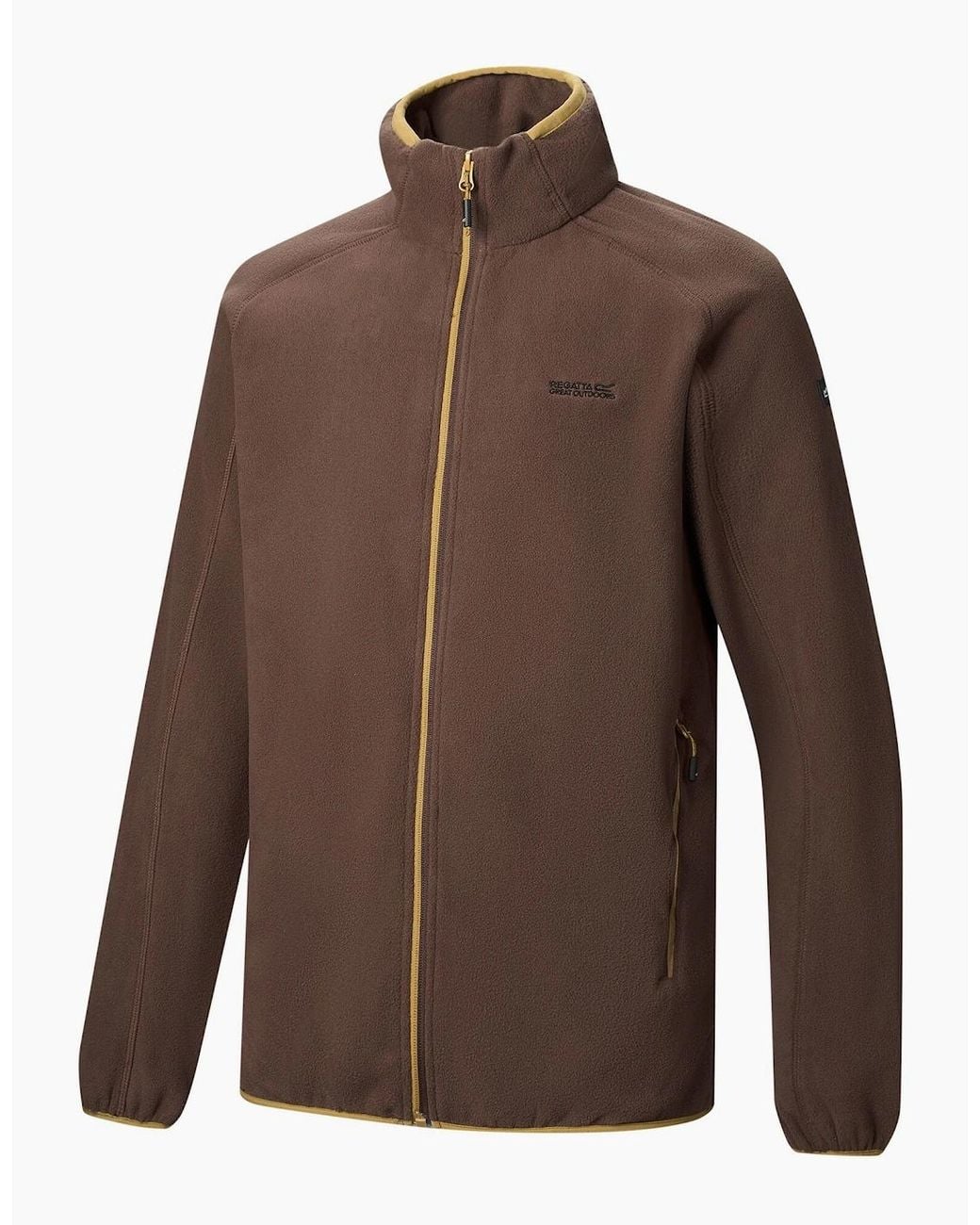Regatta Brown Hadfield Full Zip Fleece Jacket for men