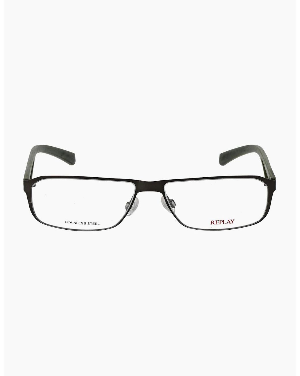 Replay Brown Optical Frame Ry060 03 55 for men