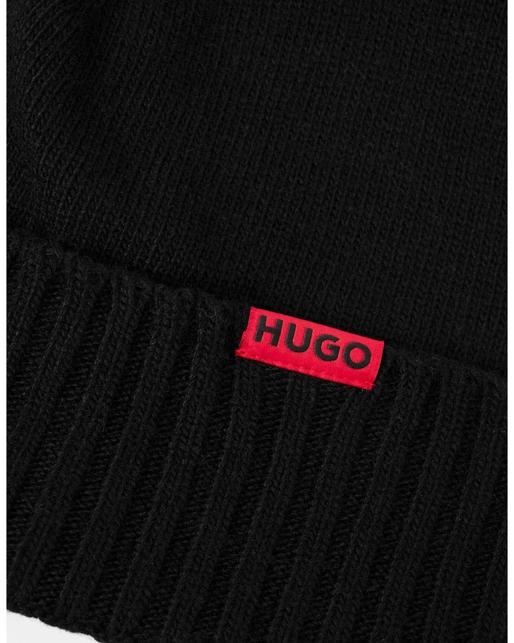 Boss Black Hugo Xanti Beanie And Gloves Gift Set for men