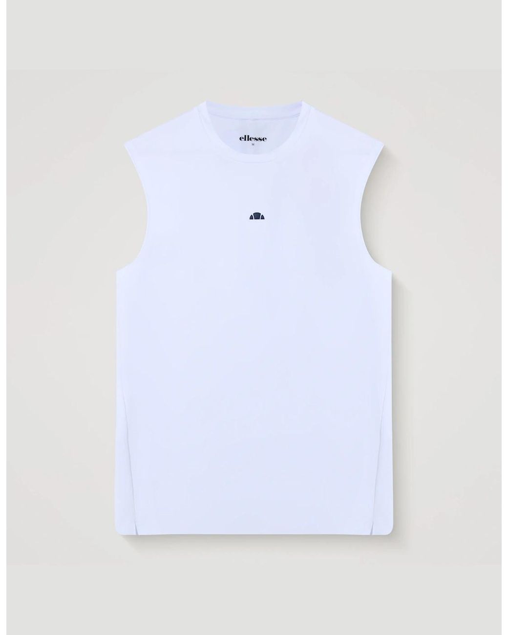 Ellesse White Olios Vest for men