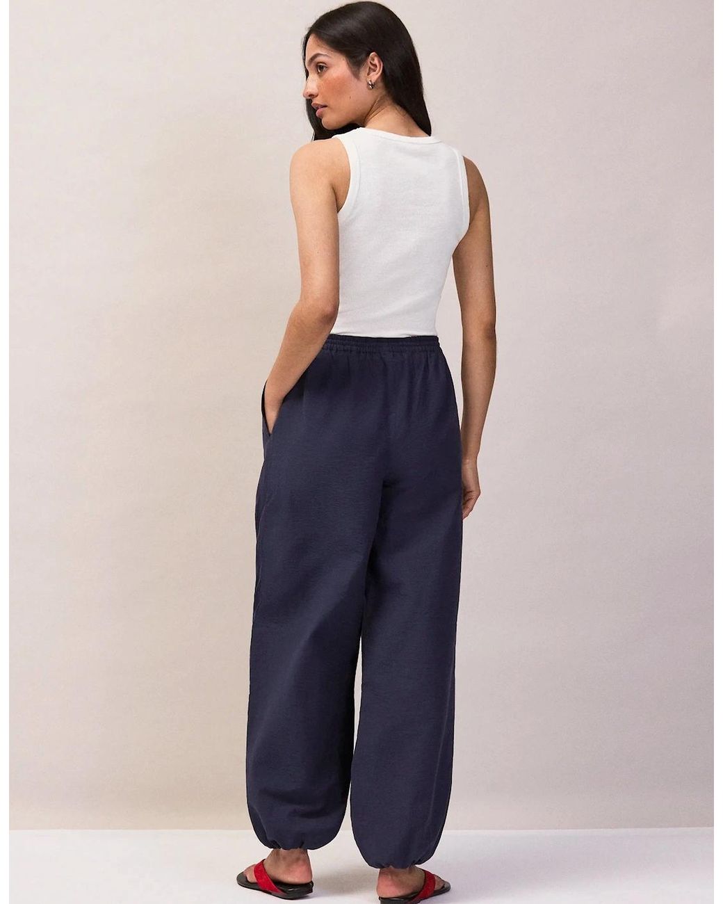 Ro&zo Blue Petite Balloon Trousers