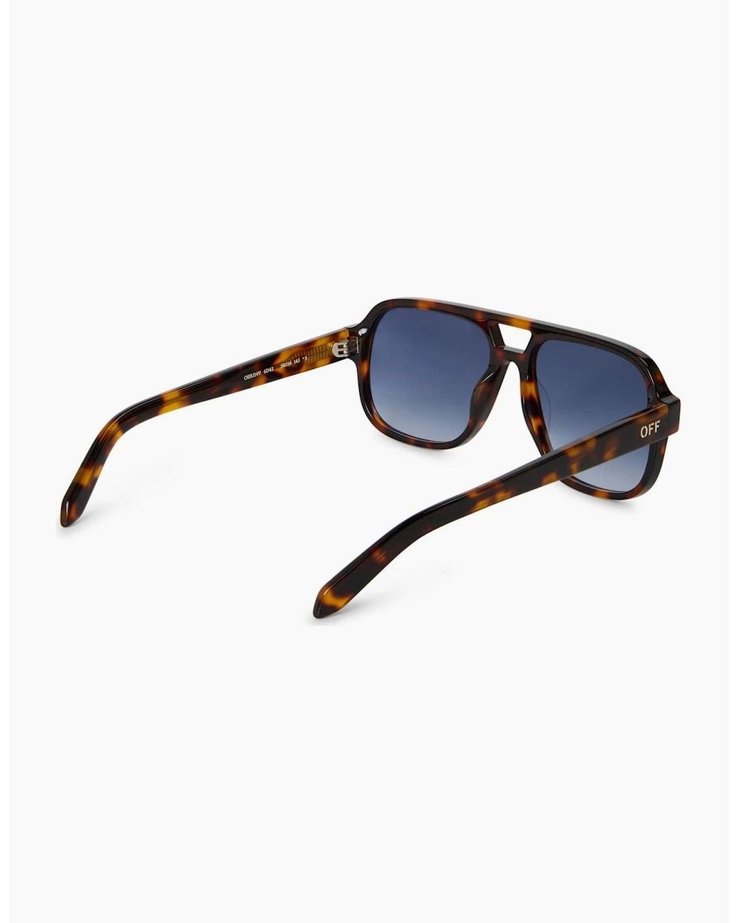 Off-White c/o Virgil Abloh Blue Off Forks Sunglasses for men