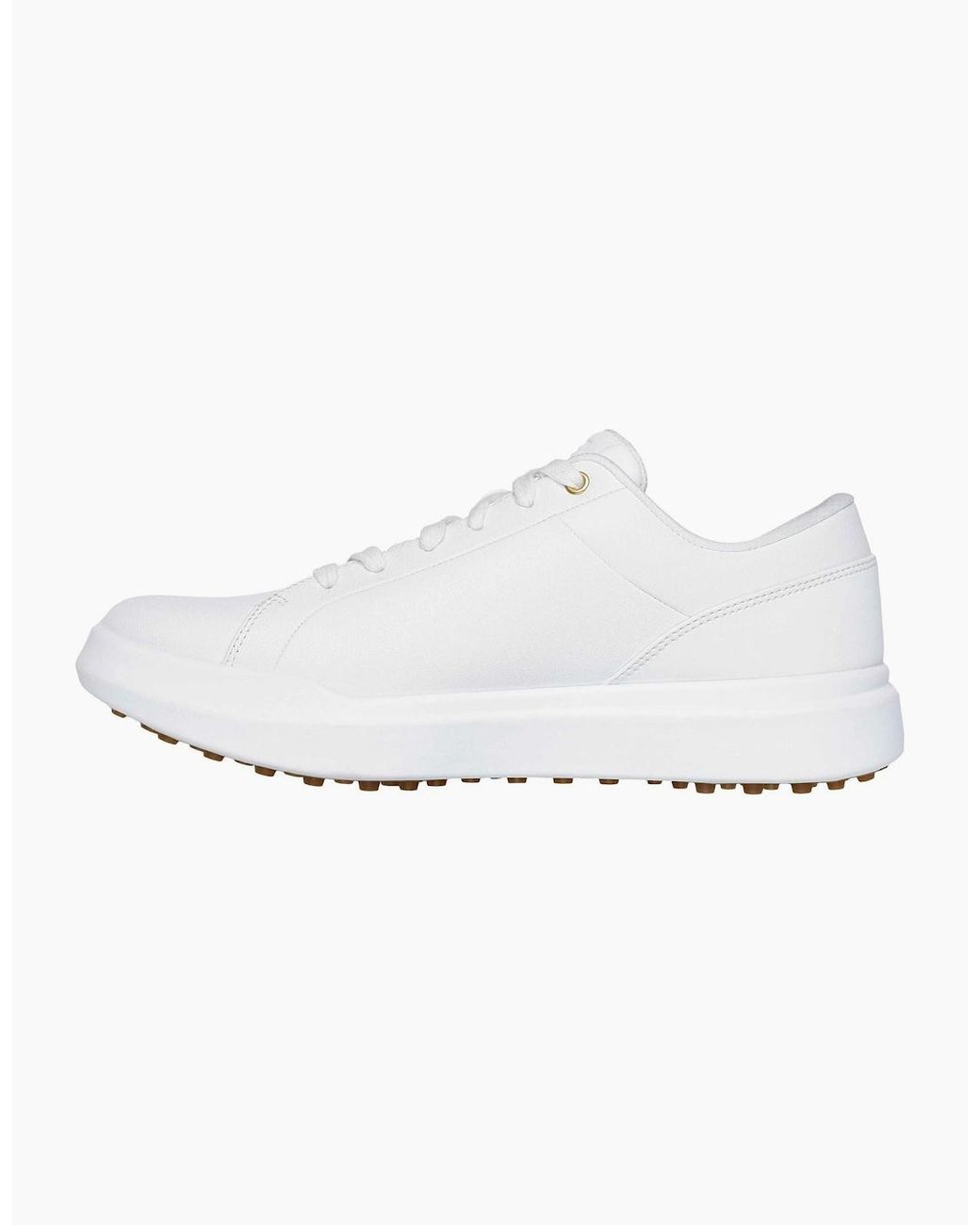 Skechers White Go Golf Drive 12 Leather Golf Shoes