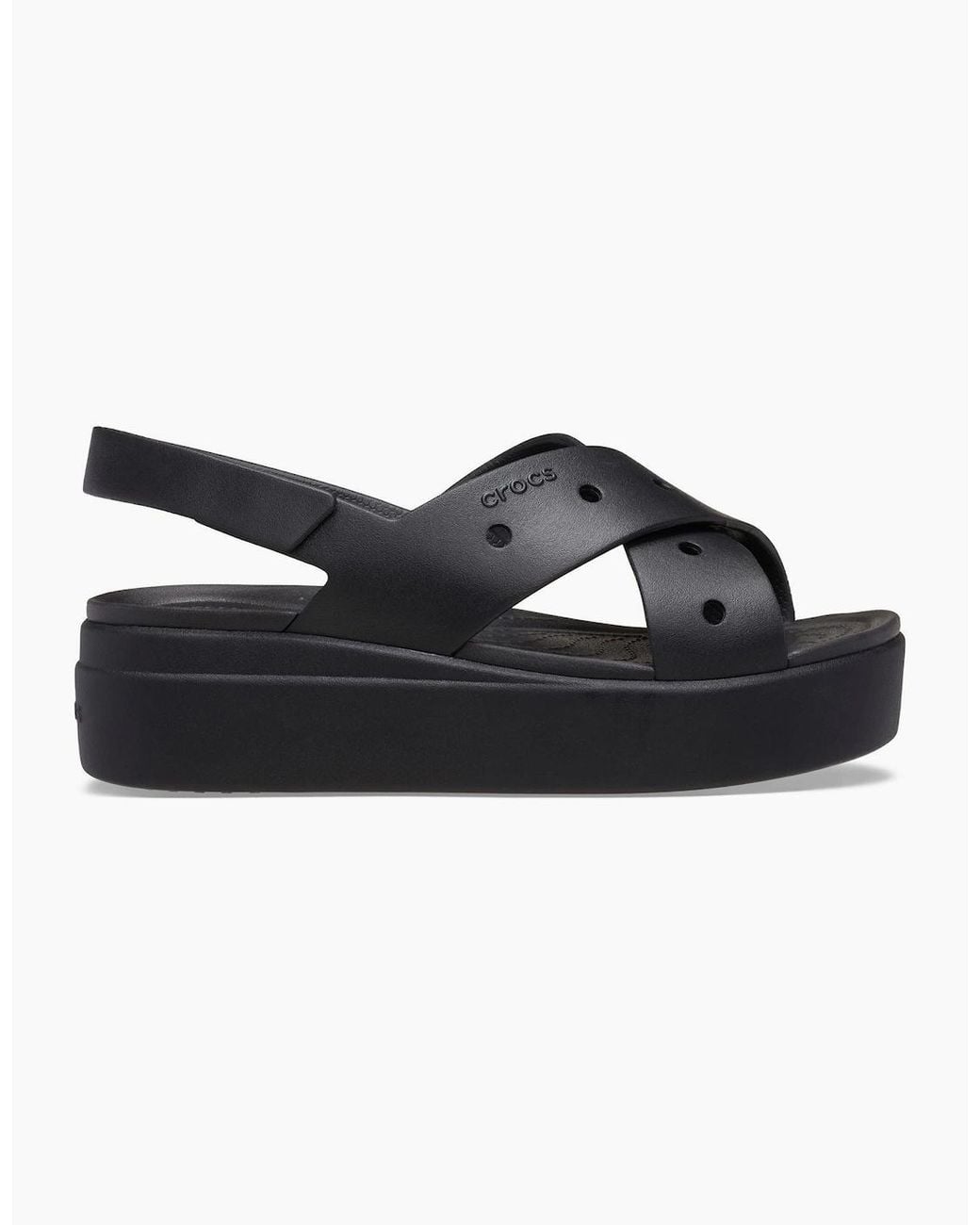 CROCSTM Black Brooklyn 4U Eva Sandals