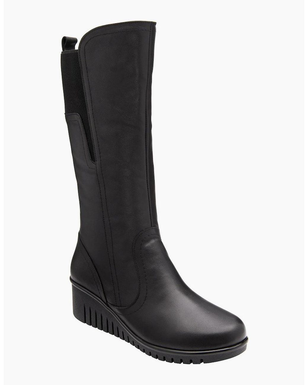 Lotus Black Fitzgerald Calf Boots