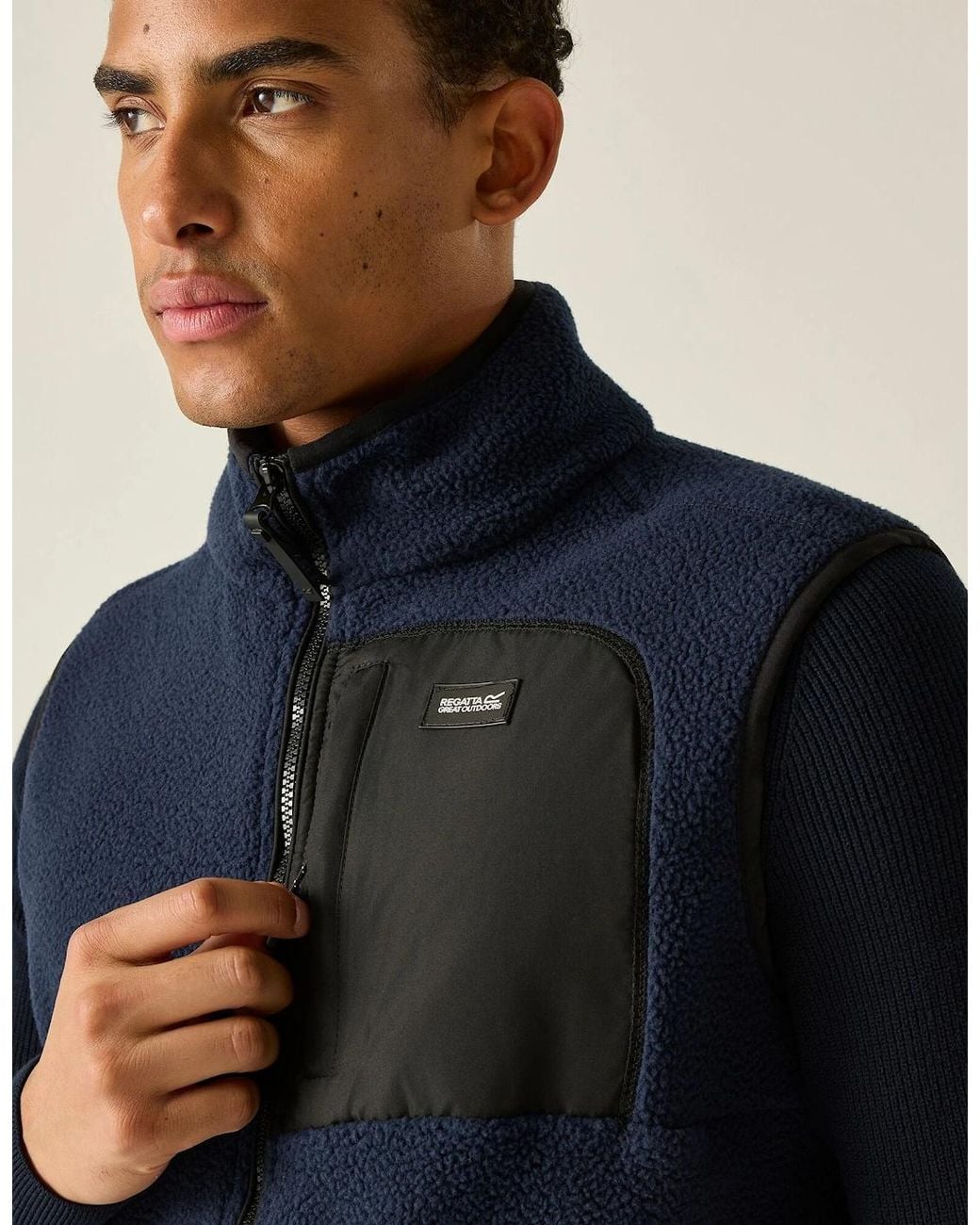 Regatta Blue Frankie Borg Body Warmer for men